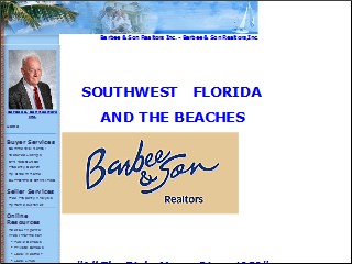 Web site www.barbee-son.com, Barbee & Son Inc Realtors